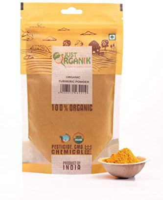 Just Organik Turmeric Powder 100gm, 100% Organic