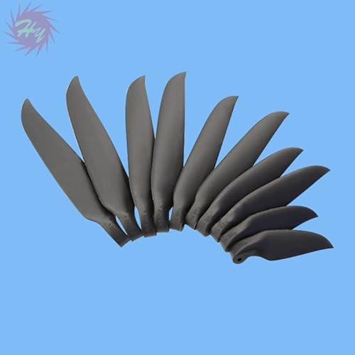 4PCS HY Electric Model Glider Flying Folding Paddle Diameter 6-18.5 Inch Black Folding Propeller for RC Airplane Parts - (Color: 2 Pairs 7.5x4, CN)