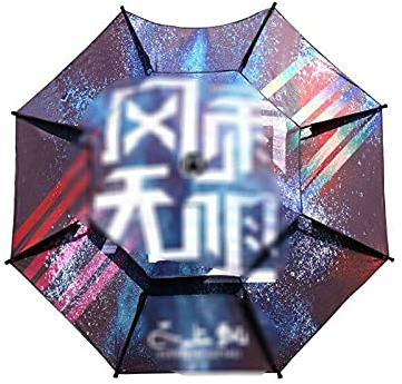 Tarp Market Umbrella Universal Weatherproof Sunshade Fishing Umbrella Portable Beach Vacation Tarpaulin/Camping Tarp