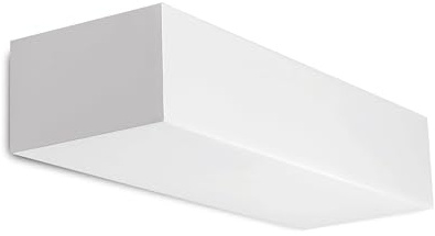 Integral LED Lamia Indoor Decorative Paintable Plaster Wall Mounted Up Light – Requires 1x E14 LED Bulb (Sold separately) – Match Your Interior, Ideal for Bedroom, Living Room, Hallways & Offices