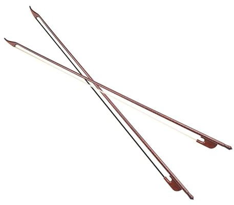 Geigenbogen 2 Stücke Barock Stil Schlangenholz 4/4 Volle Größe Violine Viola Bögen Natürliche Rosshaar Gerade Stick Schnelle Reaktion(Viola Bow)
