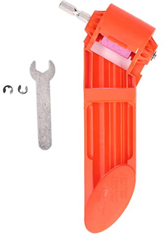 FLEXMAN Drill Bit Sharpener Set, ABS Portable Drill Bit Sharpener, Diamond Drill Bit Sharpening Tool, Drill Grinder Grinding Tool for Grinder Power Tools (Orange)