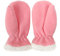 Handschuhe für Kinder, Skifäustlinge für Babys, Mädchen, 14 Jahre, Winter, warm, Schnee, Jungen, Handschuhe, Infanthandschuhe, Damen-Fäustlinge (Rosa, L)