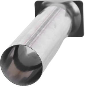 Air Duct Stainless Steel Exhaust Duct Vent Pipe 7530 7.5x3cm Fan Hand Crank Suitable for Electric Models