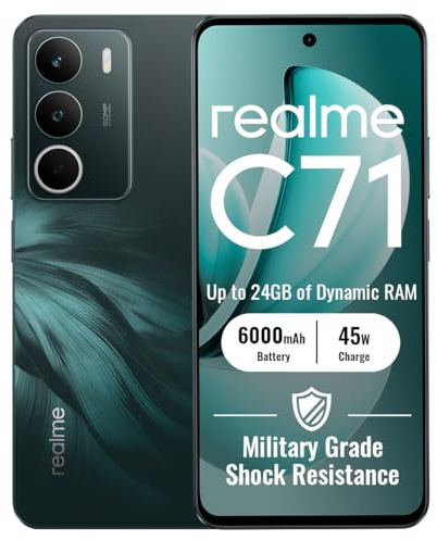 realme C71 Smartphone 6+128GB, Green