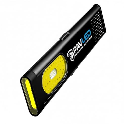 PAVLED Slim Magnetic Torch – Flat USB-C Rechargeable Work Light, Ultra-Thin Pocket EDC Torch