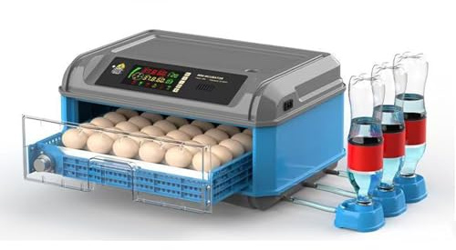 Incubadora De Huevos, Totalmente Automática, Con Control De Temperatura E Indicador De Humedad. Incubadora Comercial Grande Con Sistemas Automático De Rotación De Huevos 24eggs(singlelayer)
