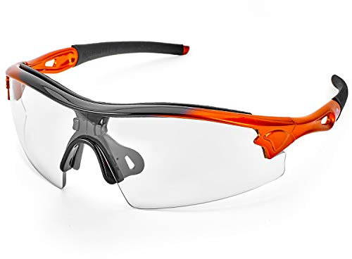 Gafas de Seguridad Deportivas de Lente Cristalino ToolFreak Reevo. Anti Reflejo, Perfectas Para Trabajo Deporte y Más. Protección UV y Contra Impactos. EN166 FT