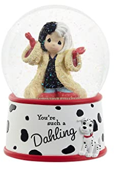 Precious Moments - Disney You're Such A Dahling Cruella De Vil Schneekugel mit Musik – Geburtstag, Urlaub oder Jahrestag