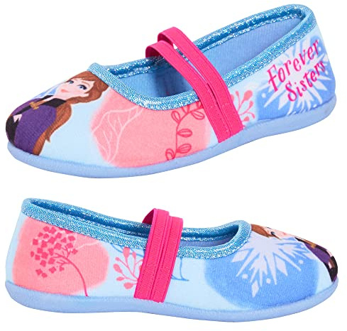 Disney Filles La Reine des neiges 2 Pantoufles Elsa Anna Ballerines Enfants Pantoufles à Enfiler Chaussures de Maison