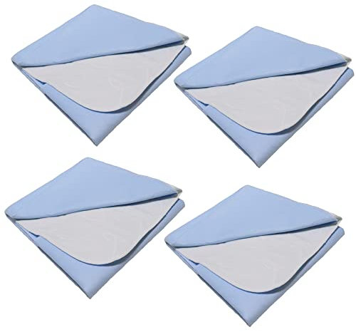 4er Set Inkontinenz Unterlage Auflage ca 70x90 cm Betteinlage Nässeschutz Bettunterlage wasserdicht Matratzenauflage 1B Ware/II.Wahl
