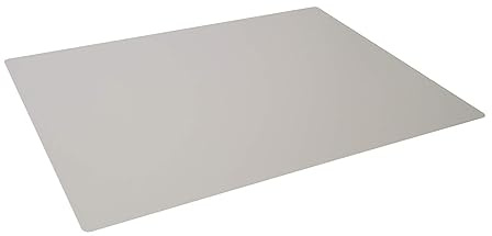 Durable skrivbordsunderlägg med dekorativa spår, 65 x 50 cm, halkfri, PP, Tillverkad i Tyskland, grå, 713310 | Skrivbordsunderlägg, halkfritt för säkert skrivande, för kontor och hemmakontor, måleriunderlägg för barn