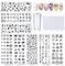 ZOCONE Nail Art Stamping Plates 10 PCS Placas Estampacion Uñas Nail Stamping Kit Patrón de Flores y Mariposas Plantilla Estampado de Uñas Sello DIY