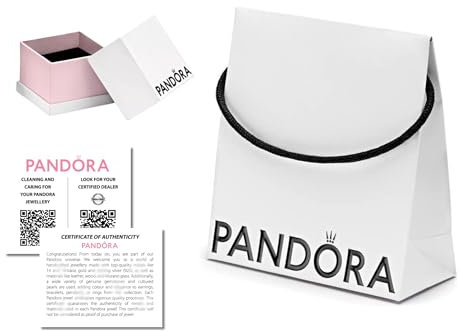PANDORA Set di imballaggio ecologico, bianco, 1 set di imballaggio, Elegante