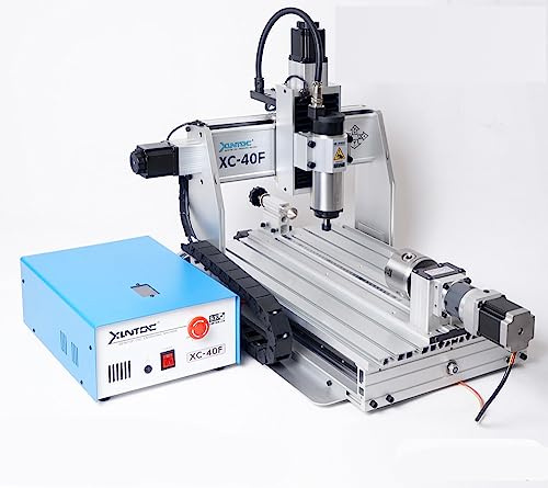2023! 4 Achsen 4030 XC40F CNC-Fräser mit Linearführung, präzisere 1,5 kW Spindel CNC-Gravur und Fräsmaschine 110 V oder 220 V