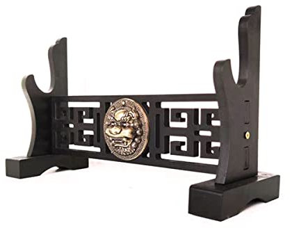 Schwertständer, Schwertständer, Schwertständer, klassischer Waffenständer, Katana Genji, japanische Samurai-Schwertklinge, mittelalterlicher Schwertständer, 2 Etagen (Size : 1Tier)