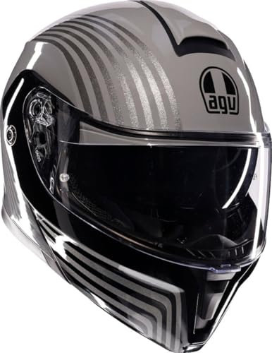 AGV Iseo Klapphelm, Grau / Schwarz