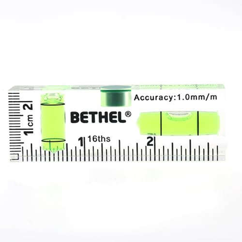 BETHEL Small Level Mini Bubble 90°/180°SpiritLevel,Magnetic 2.95 Inch Shatterproof Cross Check Pocket Level Picture HangingLevels Tools for Machinist,Construction & Household