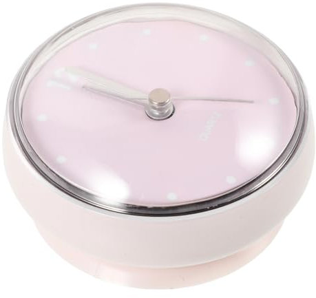 PRETYZOOM Kleiner Badezimmeruhr Mit Saugnapf Batteriebetriebene Wanduhr Für Dusche Und Küche Stilvolles Design Für Hotel Und Zuhause