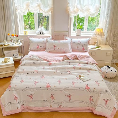 Edredón refrescante tamaño Queen matrimonial/tamaño con Q Max > 0.45 cobija de verano para dormir fresco para sudores nocturnos, edredón de fibra refrescante (2,100 x 150 cm)