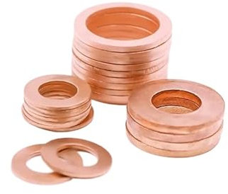 Messing Unterlegscheiben Unterlegscheiben Runddich 5 Stücke DIN7603 M6 M8 M10 M12 M14 M16 M18 M20 T3 O Ring Dichtung Abdichtung Kupfer Unterlegscheibe Boot Unterlegscheibe Flache Dichtung Ring Fitting