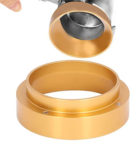 Imbuto dosatore da 2 pezzi, anelli dosatori per caffè Imbuto dosatore per caffè espresso in acciaio inossidabile Imbuto dosatore magnetico per polvere di caffè (53MM con magnete)