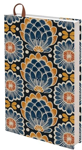 craspire Buchumschläge Mit Blumenmotiv Vintage Wiederverwendbar Schutzfolie 8.27x5.83 Zoll Waschbar Wasserdicht Hardcover A5 Stoff Buchhülle Für Buchliebhaber Leser Für Tagebuch Softcover Notizbuch