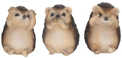 Nemesis Now Figurine hérisson Trois sages Marron 8,5 cm