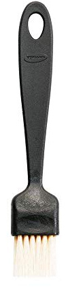 Fiskars Pincel de repostería, Longitud: 20 cm, Cerdas naturales / Plástico PP, Negro, Esencial, 1023802