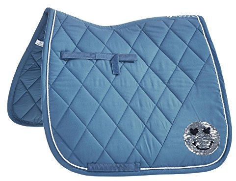 Busse Schabracke Fun, Baumwolle, Wendepailletten, Farbe Teal, 17_Groessen:VB/WB-Vs