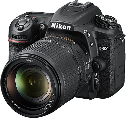 Nikon D7500 Appareil photo reflex numérique 20,9 MP avec objectif AF-S DX NIKKOR 18-140 mm f/3,5-5,6 G ED VR, noir (renouvelé)
