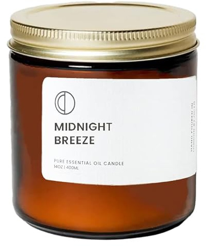 OCTO Midnight Breeze Rose geranio + Vetiver + Patchouli Vela perfumada natural con cera de soja y aceites esenciales 400ml