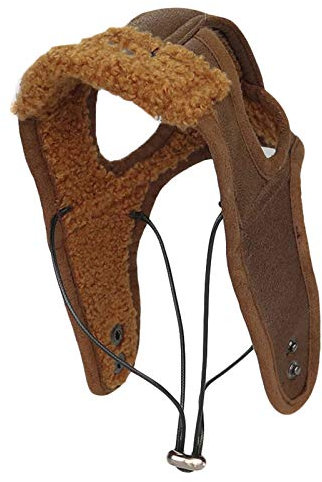PetPhindU Fliegerhund Fliegerhut, Einfarbig Vintage-Hut Zubehör für Hund Welpe