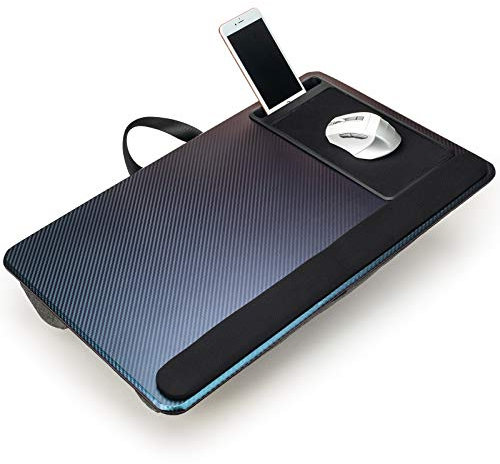 Laptopkissen für Bett mit Kissen，Laptop Unterlage Zubehör Couch mit Mausunterlage and Handgelenkauflage,Laptoptisch Tablett Passen bis zu 17 Zoll Laptop Notebook