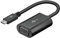goobay 51771 USB C VGA Adapter 60Hz USB-Hubs PC Monitor Bildschirm USB Type C Adapter 1 Port VGA Verteiler USB-C Hub Weiß