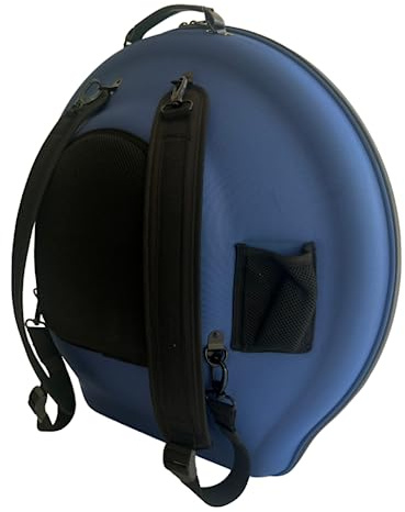 HandpanCare PU-Zipper-Case (Blau) | Handpan-Hardcase | Rucksack