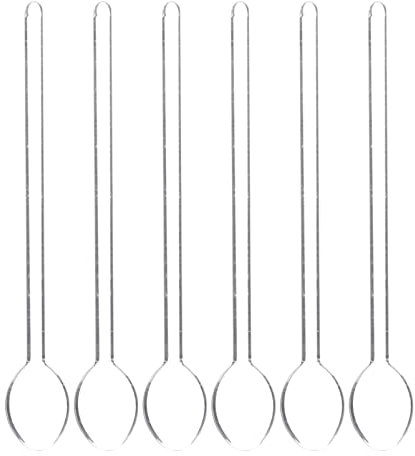 6st Dessertlöffel Kaffeezubehör Gewürzlöffel -rührstab Mischschaufel Tee Tragbar Kaffeelöffel Umrühren Barlöffel Kleine Löffel Honigl?ffel Getr?nkestab Glas Martini Saft