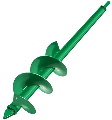 Auger Drill Bit for Planting, 4x25Inch Garden Earth Auger Drill Bit, Spiral Drill Hole Rapid Planter Seedling & Bedding Plant,Ground Planting Drill Bit Auger Post Hole Digger for 3/8''Hex Drive Drill