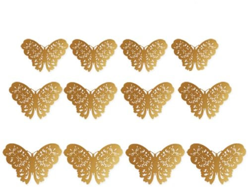 Hemobllo 12st Kinderzimmerdekoration Aufkleber Für Den Küchenschrank Wandtattoo Esszimmer Schmetterling Wandtattoos Schmetterlinge Fenster Klammern Tür Wandtapete Schmücken 3d Babyzimmer