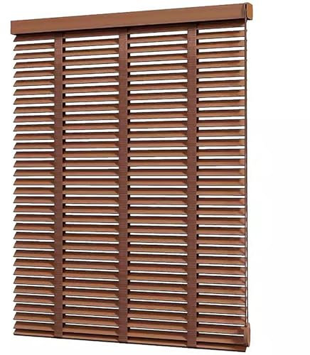 plissees Jalousien aus Holzlamellen, Holzrollos für Schlafzimmer, Küche, Zuhause, 50/70/80/100/120/135 cm breite Jalousien, Rollos für Lichtfilterung und Schutz der Privatsphäre,(165x260cm/65x102.4in)
