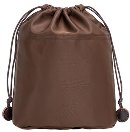 LUOFENG Geldbörsen-Organizer-Einsatz für Beuteltasche, Tasche mit Kordelzug, Organizer, Umhängetasche, Umhängetasche, Nylon-Innentasche