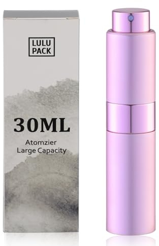 Livfa 30ML Atomizzatore per profumo, flacone spray vuoto per colonia，erogatore spray per profumo da viaggio (rosa)