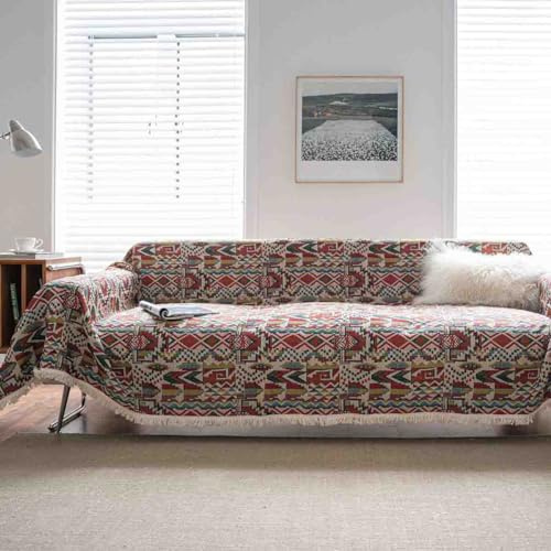 Generisch Sofaüberwurf Decke XXL Ecksofa, Sofa Schutzdecke rutschfest Ecksofa U Form L Form Hund Katze, Sofaüberwürfe Couch Decken Überwurf, Überwurfdecken Für Sofa(#343,140x180cm)