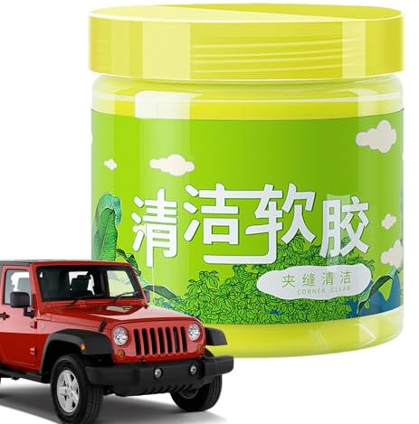 Gel de limpieza de coche, limpiador de viscosidad fuerte, masilla de limpieza reutilizable, limpiador de ventilación de coche, gel portátil para detalles de automóviles, gel de limpieza de teclado,