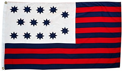 Store Guilford Courthouse Drapeau en polyester Blanc/bleu/rouge 91 x 152 cm