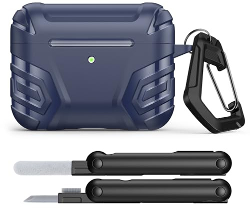 MoKo per Custodia AirPods Pro 3 (2025), Custodia Cool Armor, Verde Scuro