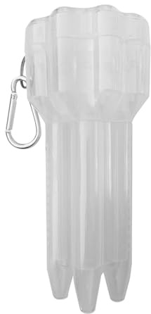 Dartväska för 3 dartpilar - höjdjusterbart och utdragbart PVC-fodral, kompakt fodral i mjukt stål, stabilt stöd, Vit, riferimento alla descrizione, Se beskrivningen
