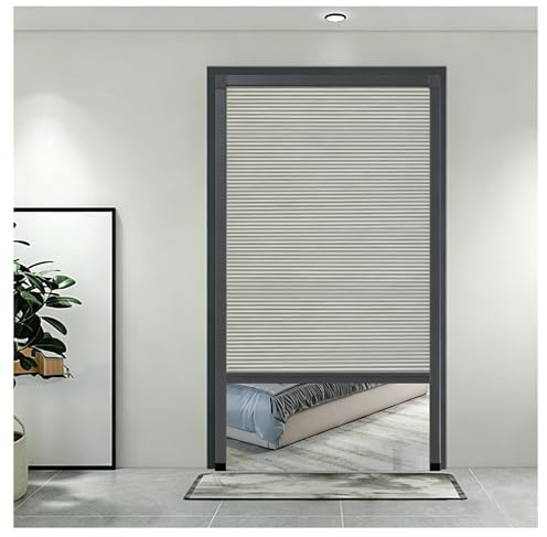 QSTGX Serrandina Per Mobili Porta Avvolgibile Persiane Finestre Esterno PVC Kit Anta A Tapparella Per Mobili Da Cucina Per Cucine, Camper, Motorhome, Uffici, Hotel(50x125 cm)