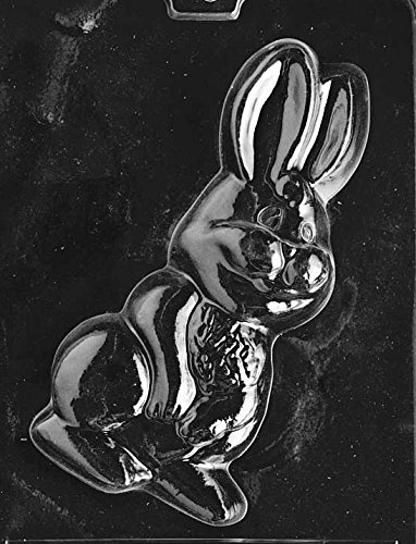 Grandmama's Goodies E134 Large Bunny Chocolate Candy Soap Mold with Exclusive Molding Instructions