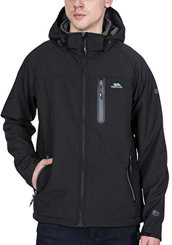 Trespass Mens Softshell Jacket Water Resistant Windproof Outdoor Coat Accelerato